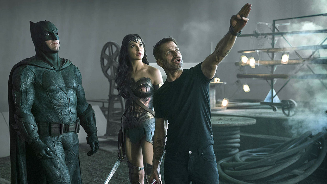 Зак Снайдер на съемках «Лиги справедливости» Фото: Warner Bros.