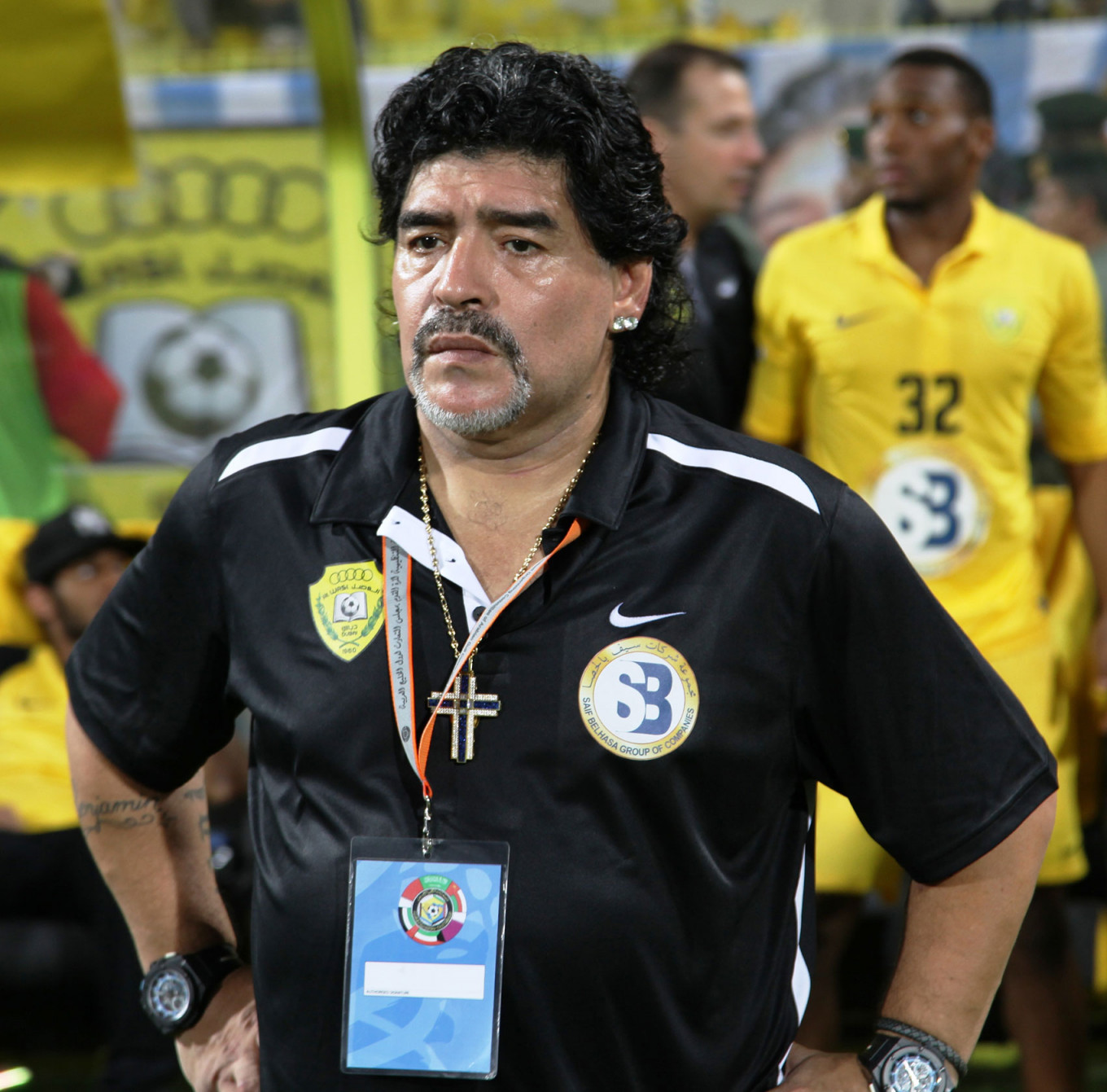 Диего Марадона на финале Лиги чемпионов. 2012 