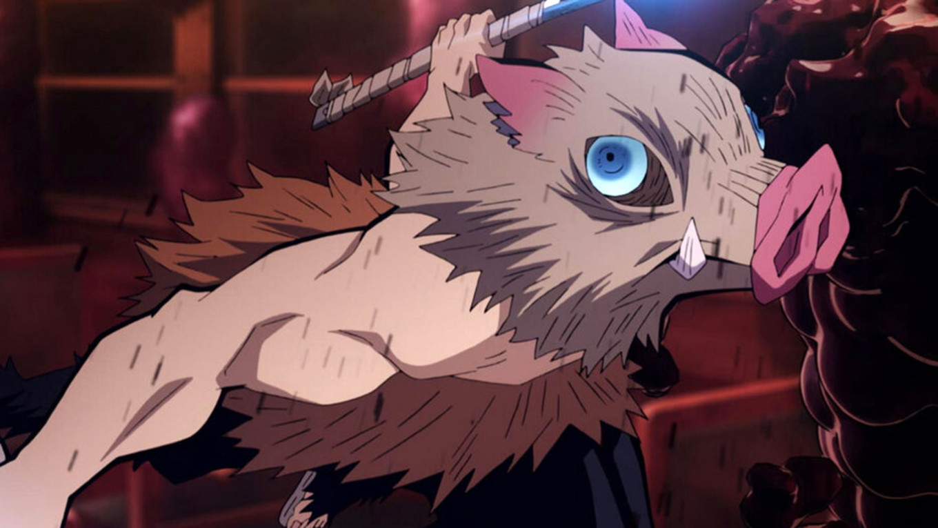 
								 				Кадр из фильма «Истребитель демонов: Поезд «Бесконечный»			