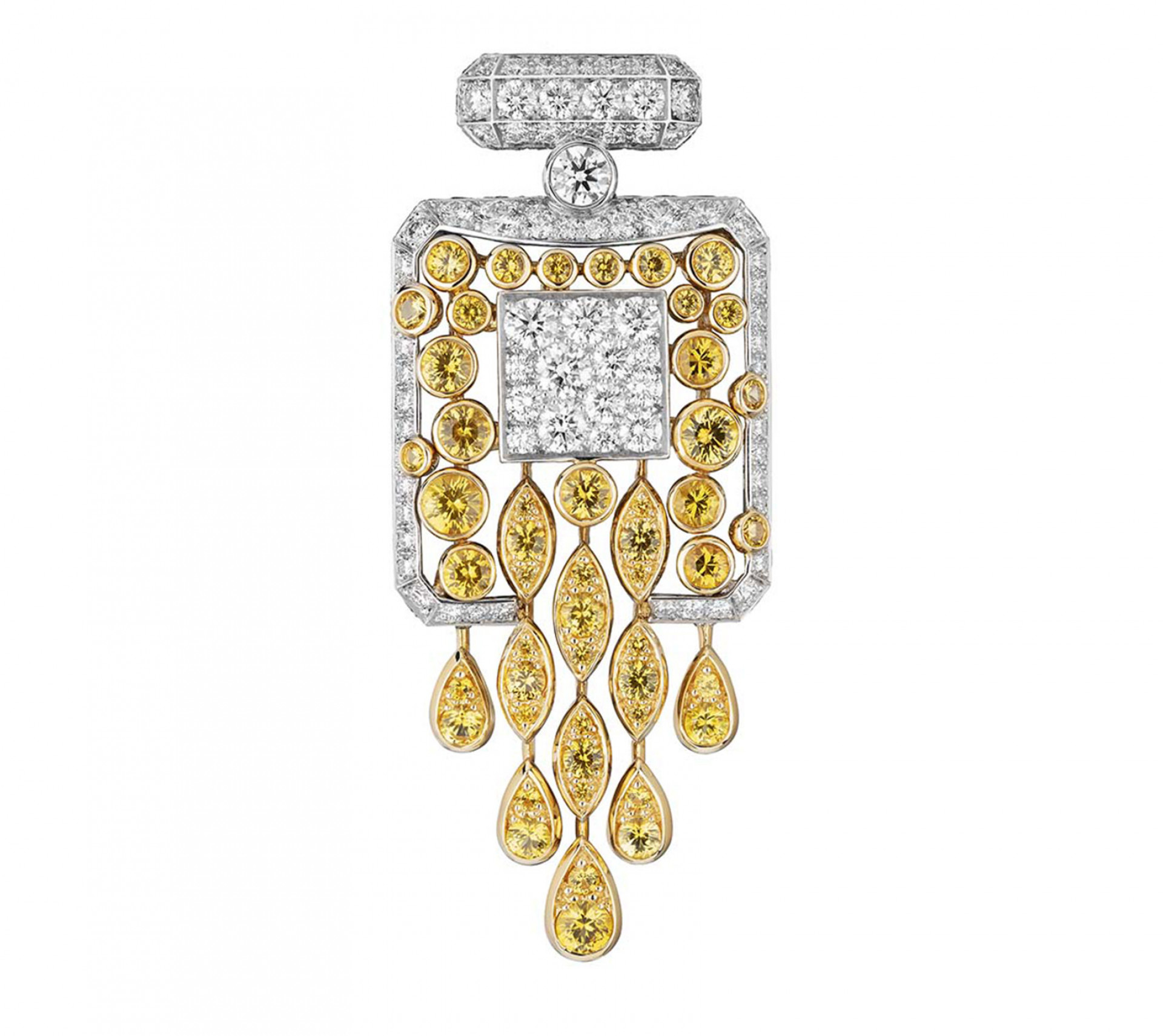 Сет «Флакон», брошь