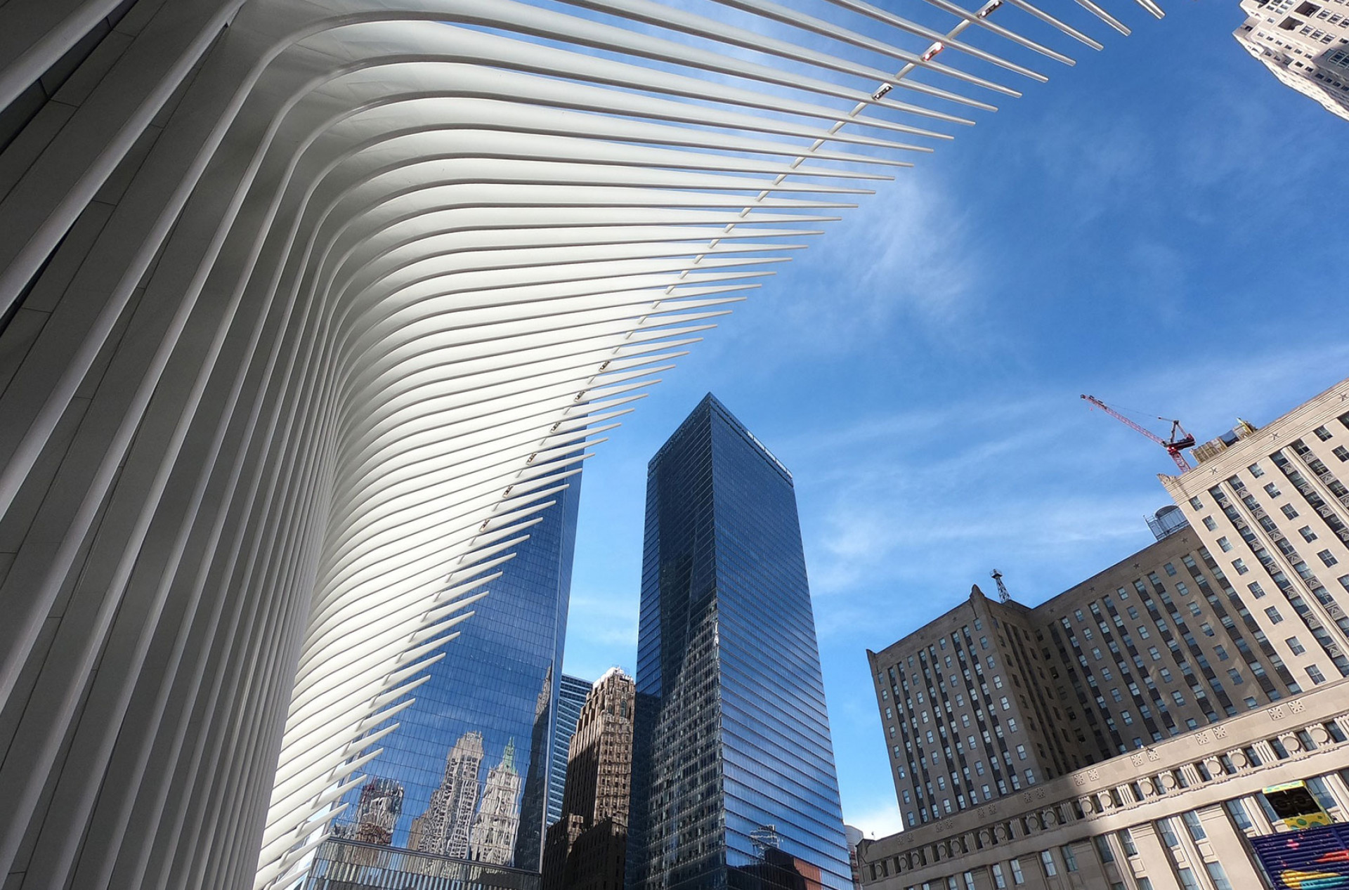 Транспортный узел Oculus в Нью-Йорке