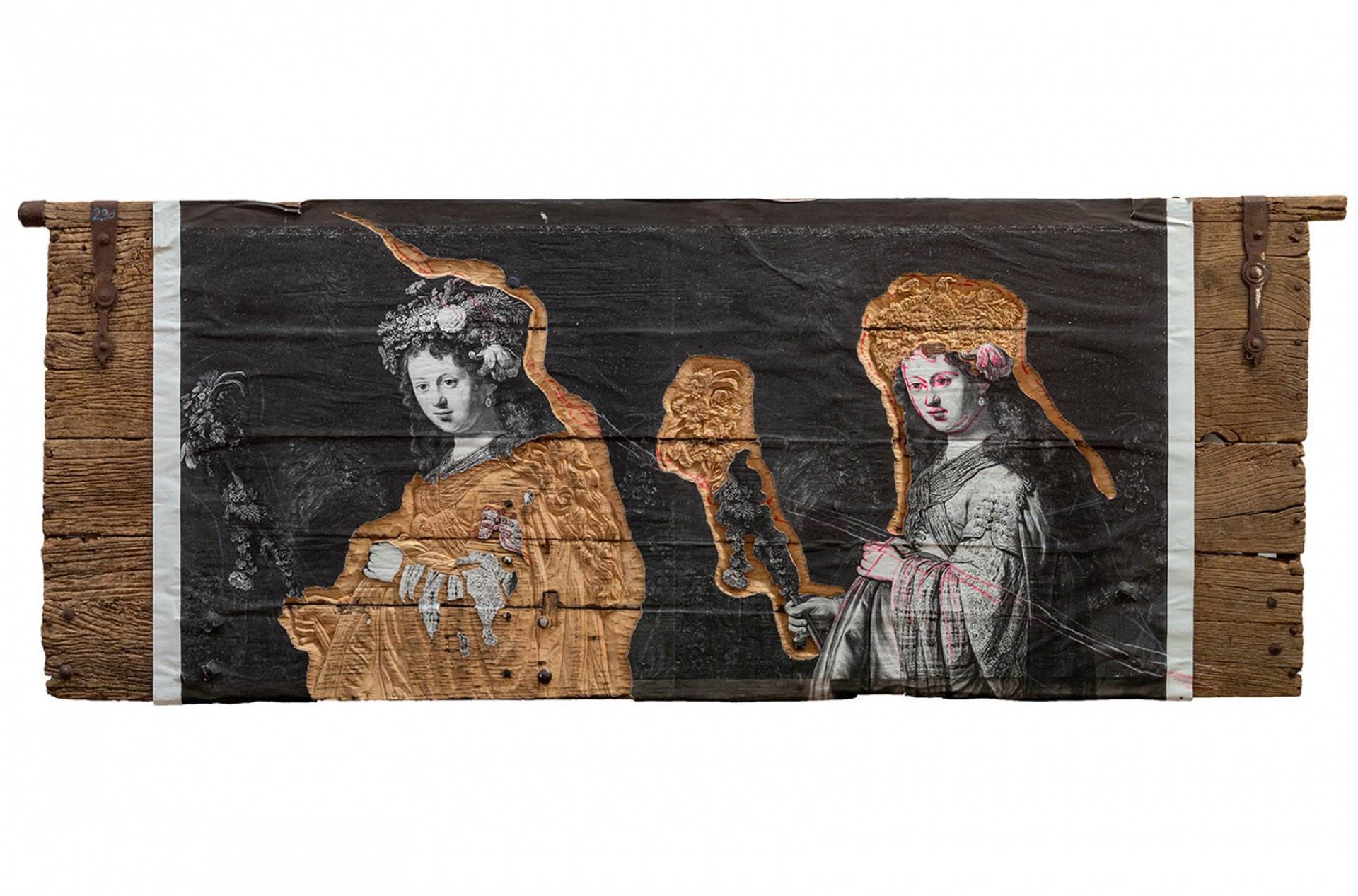 Выставка «Чжан Хуань. В пепле истории», композиция «Мой Зимний дворец №7»