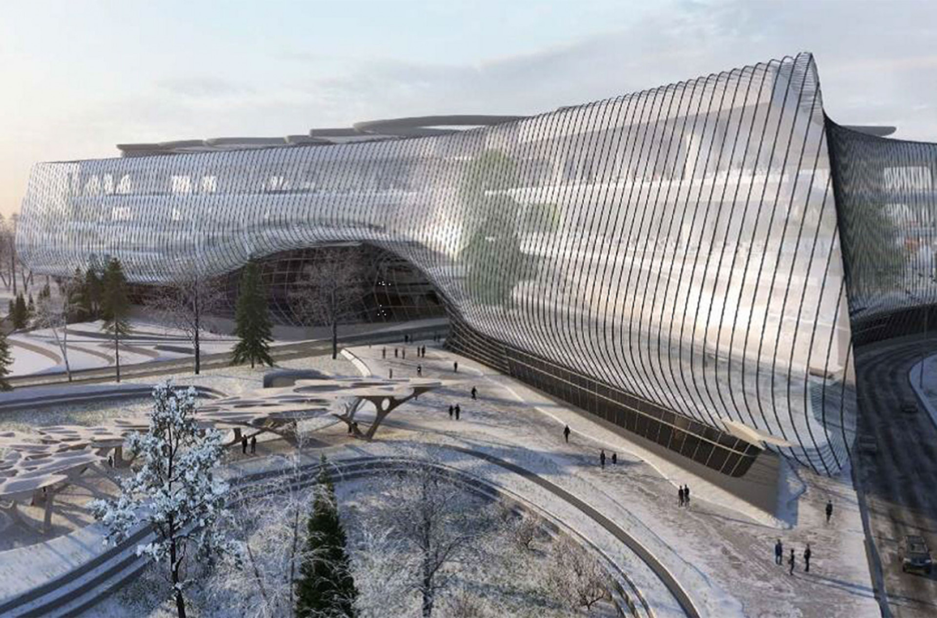 Проект технопарка Сбербанка от Zaha Hadid Architects