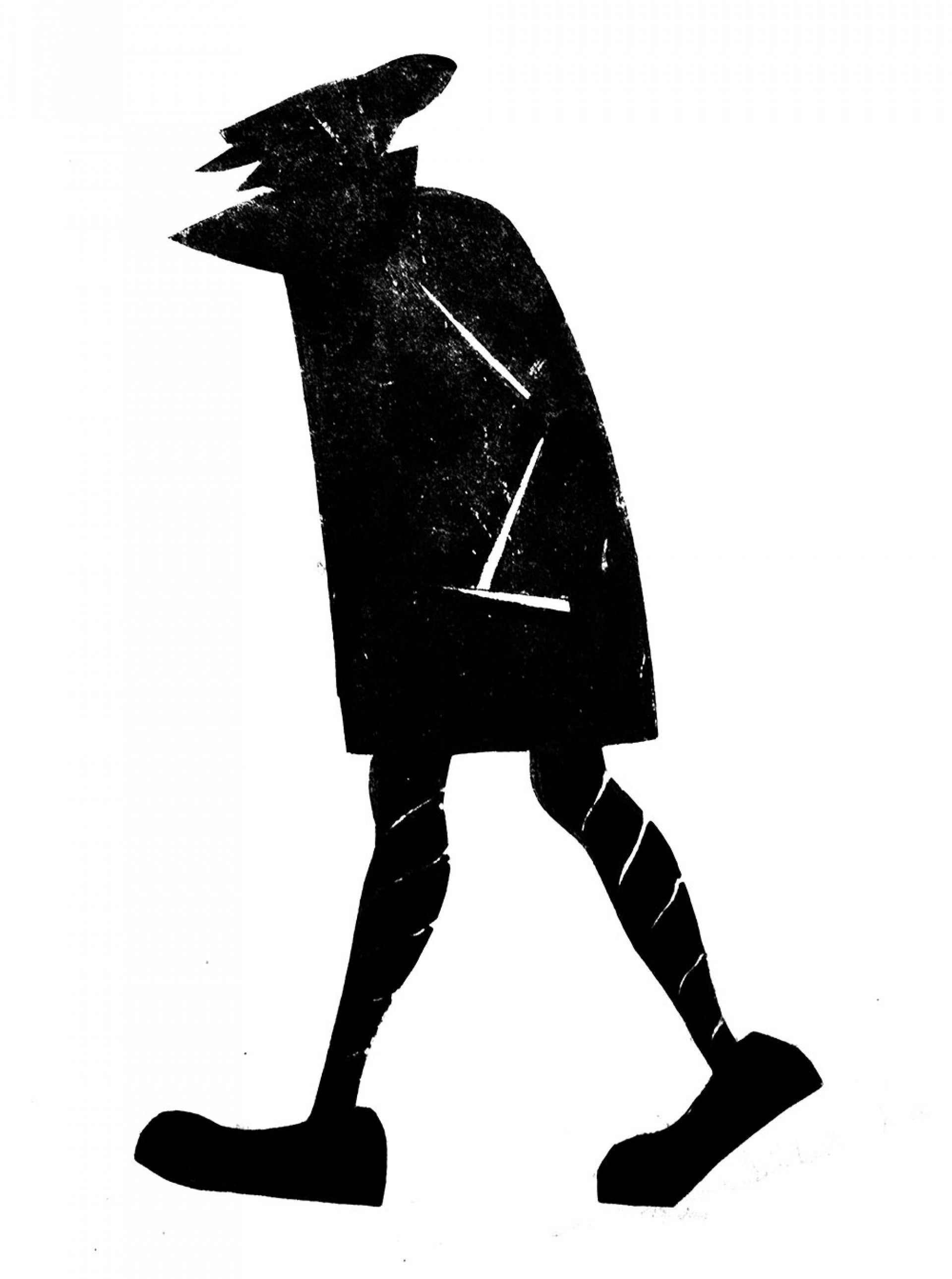 А. Ахтырко. Шарж на А. Родченко. Журнал «Металлическое кольцо», №1. 1922