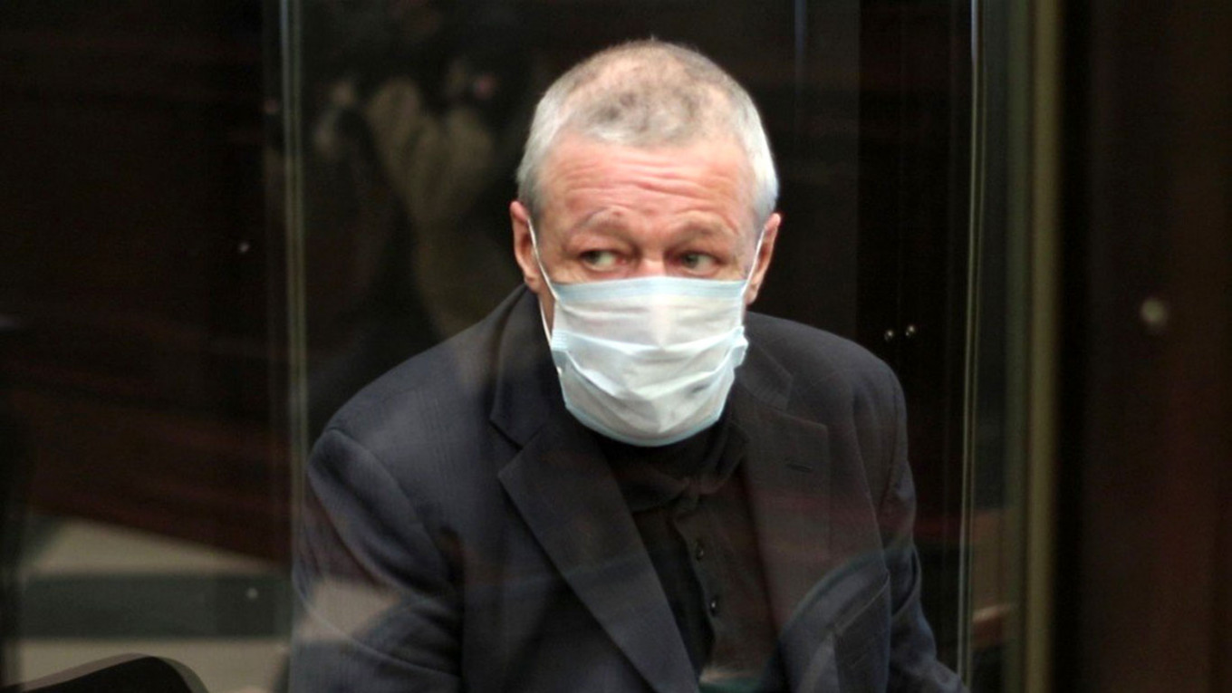 Михаил Ефремов в зале Мосгорсуда