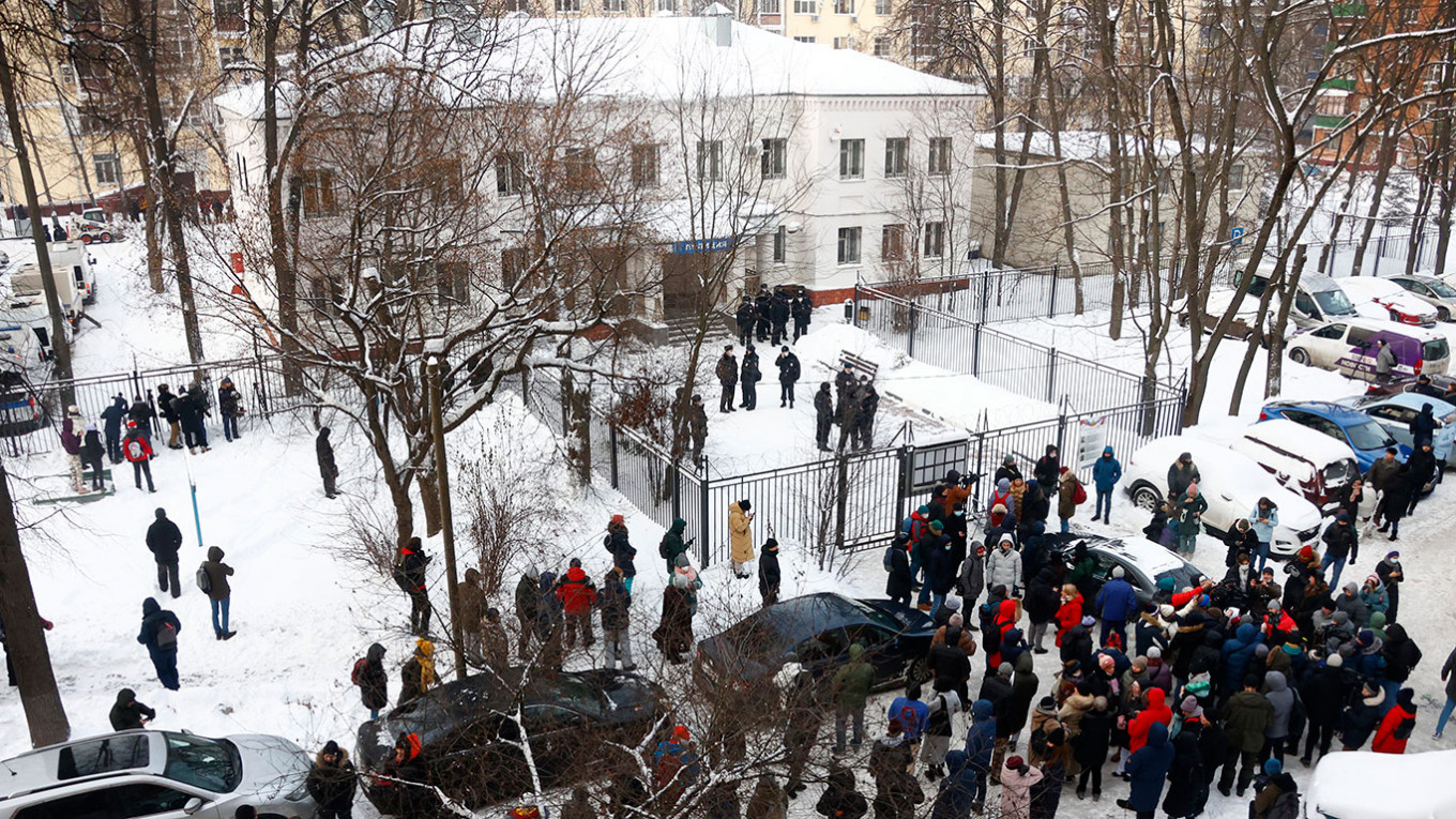 Отдел полиции управления МВД РФ, где находится Навальный