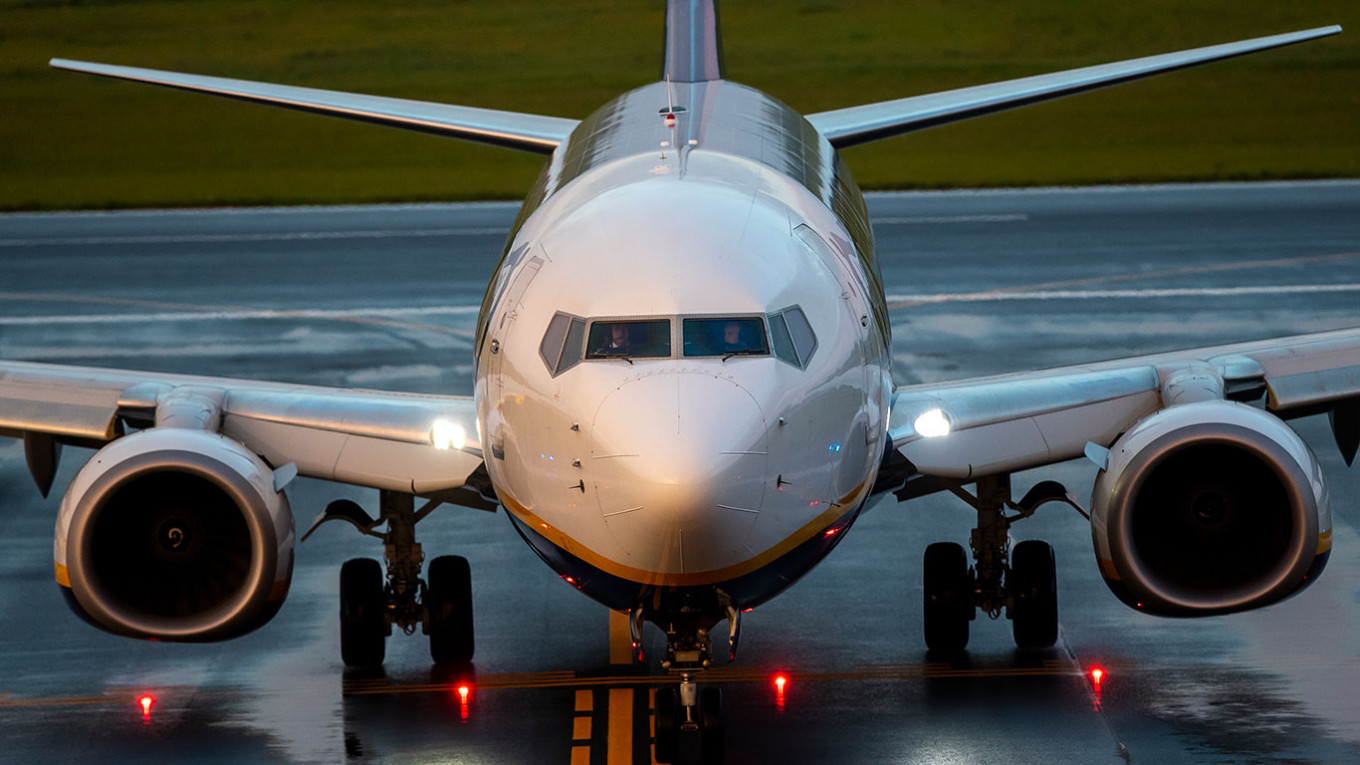  Самолет авиакомпании Ryanair, совершивший экстренную посадку в Минске