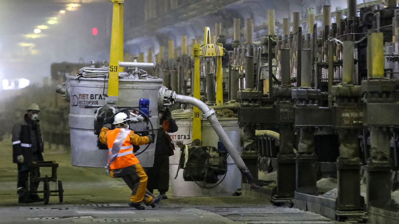 Волгоградский алюминиевый завод компании «Русал».