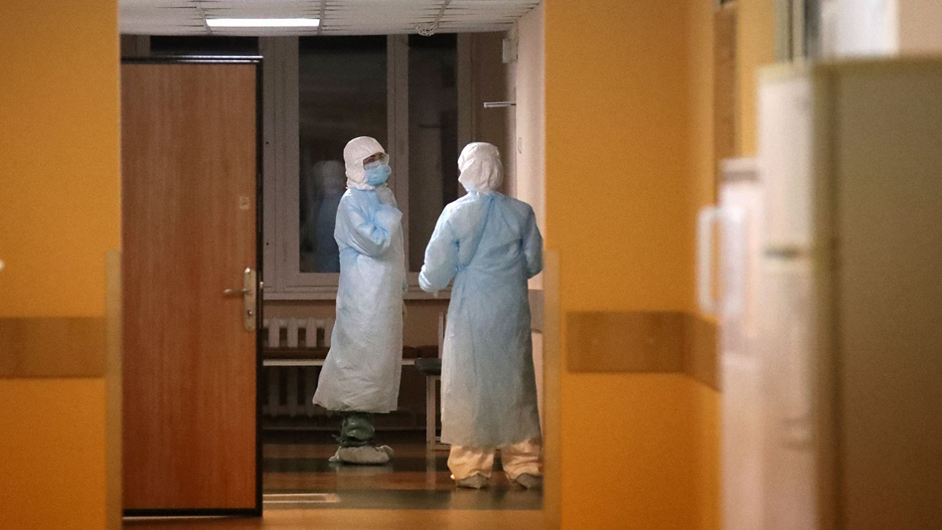 Больница в Минске во время пандемии коронавируса.