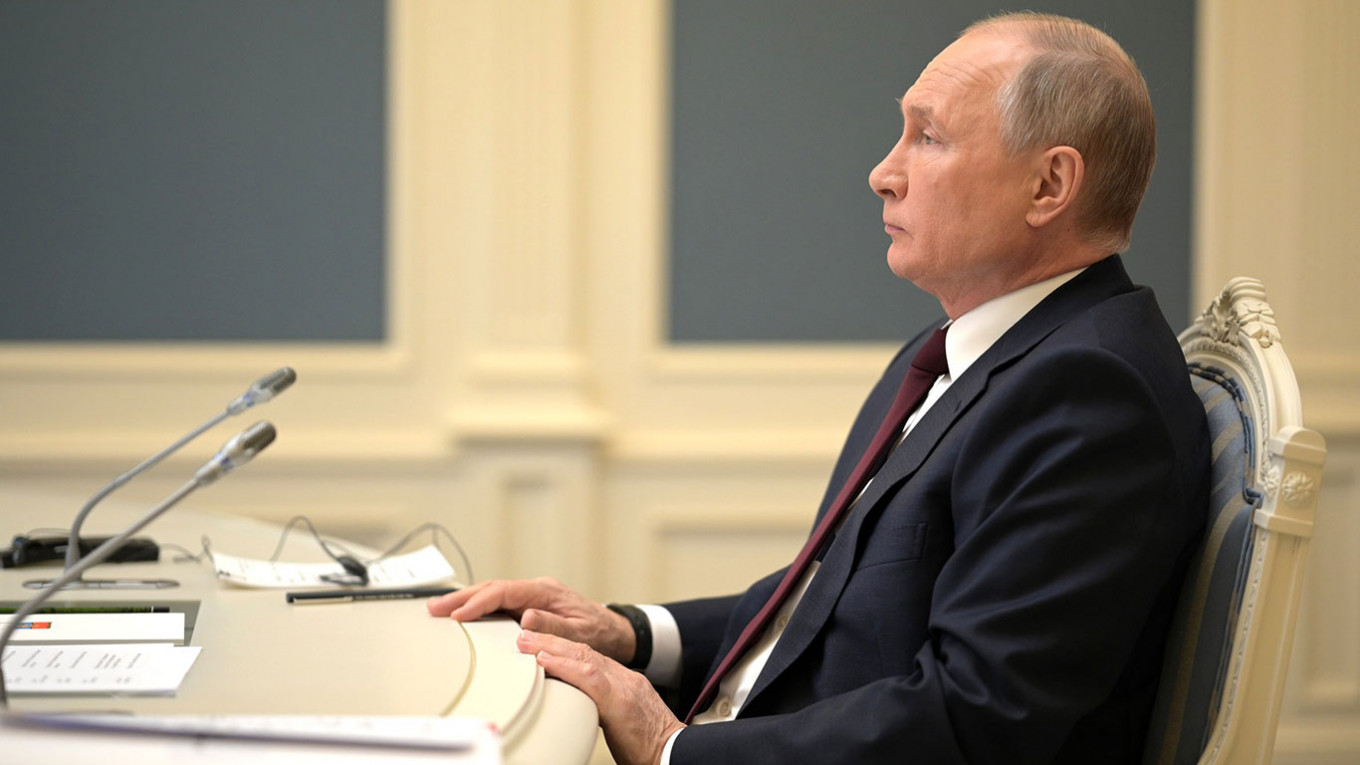 Владимир Путин на Саммите по вопросам климата (в формате видеоконференции)