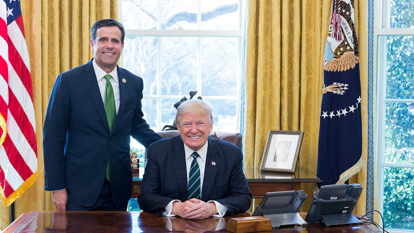 Джон Рэтклифф и Дональд Трамп