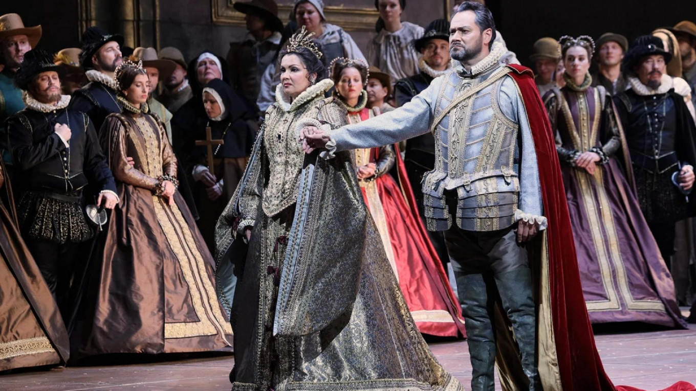 Анна Нетребко в роли Елизаветы Валуа, Ильдар Абдразаков — Филиппа II
