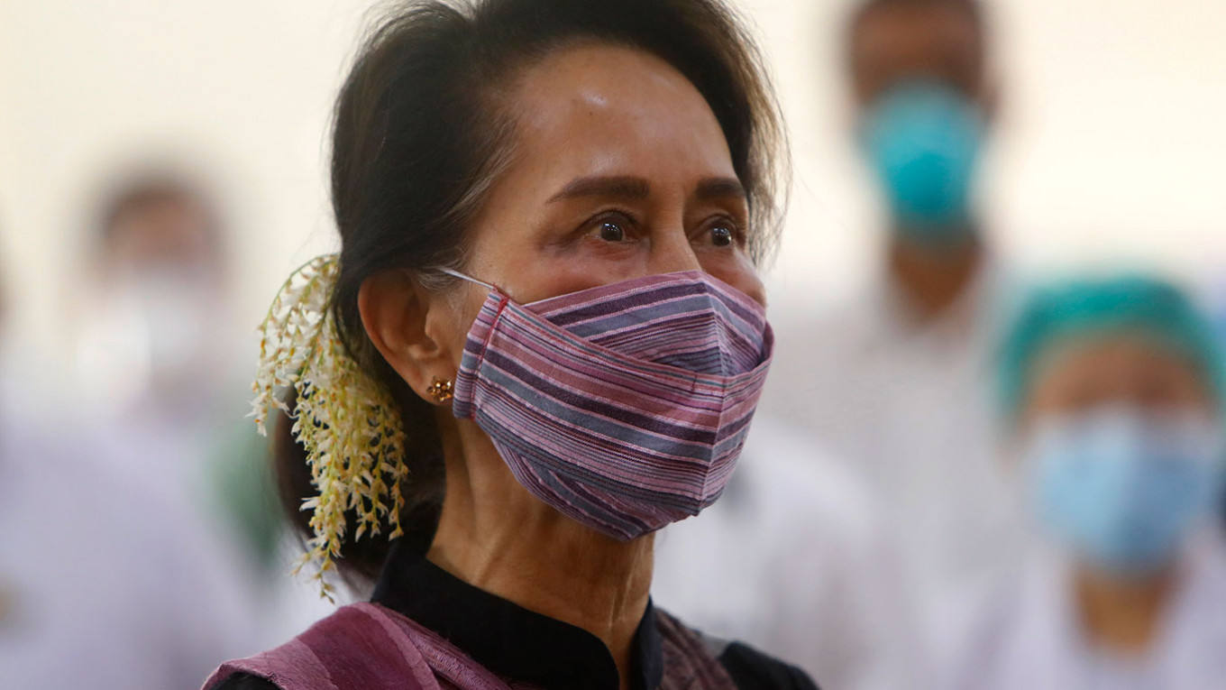 Государственный советник Мьянмы Аун Сан Су Чжи.