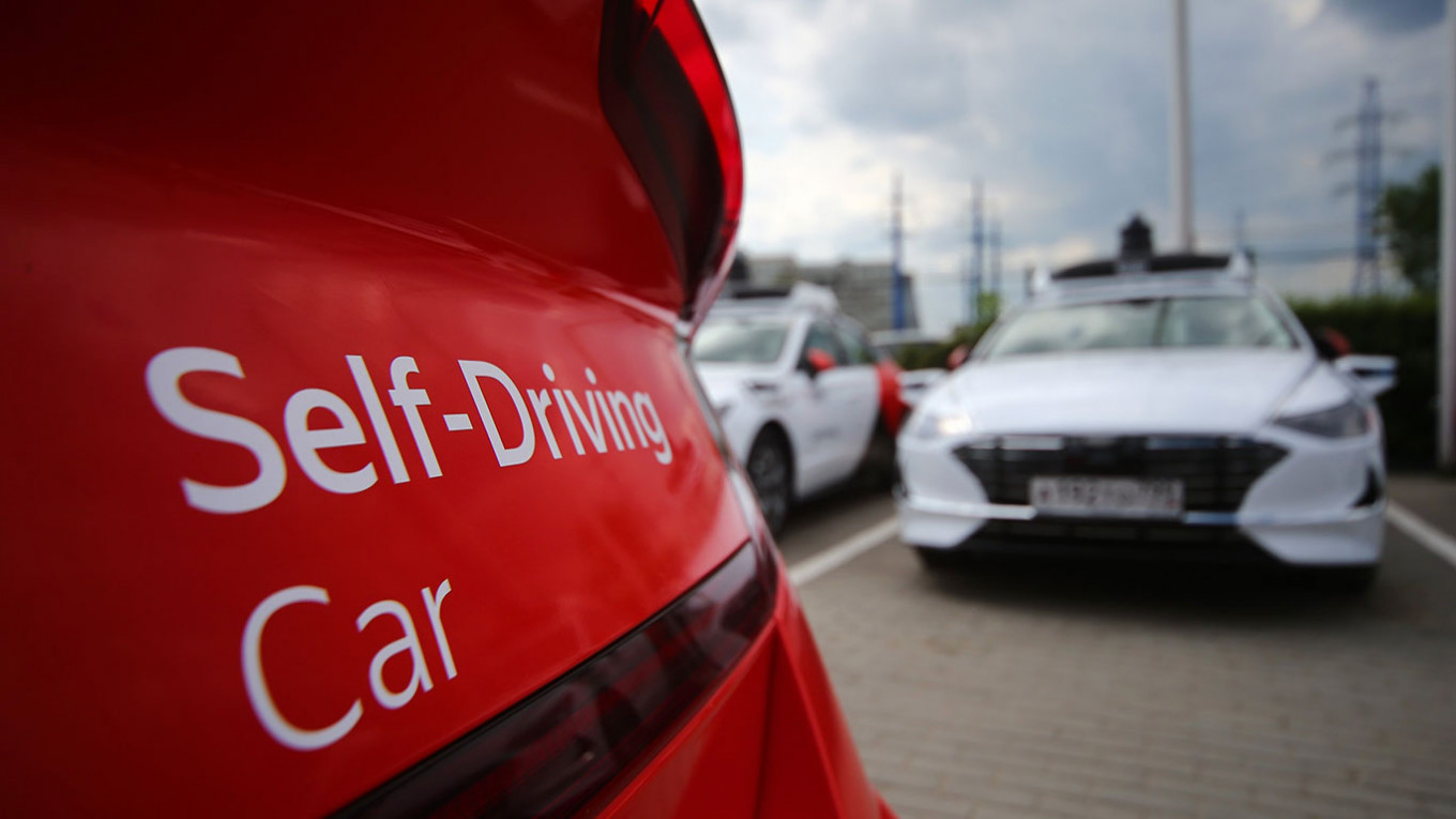 Беспилотный автомобиль компании «Яндекс».